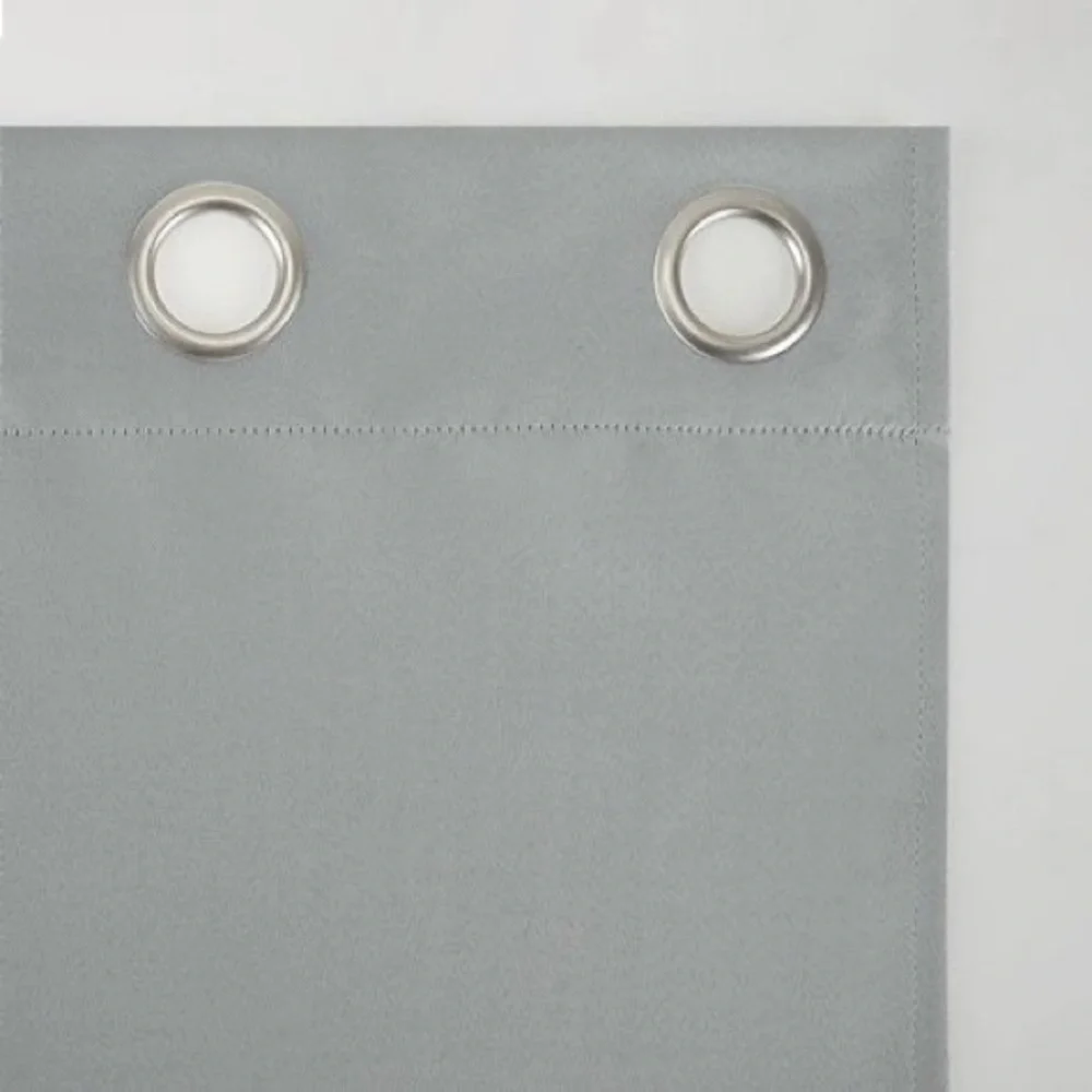 Sun Zero Nolan Energy Efficient Blackout Grommet PAIR Curtain Panel 54x63